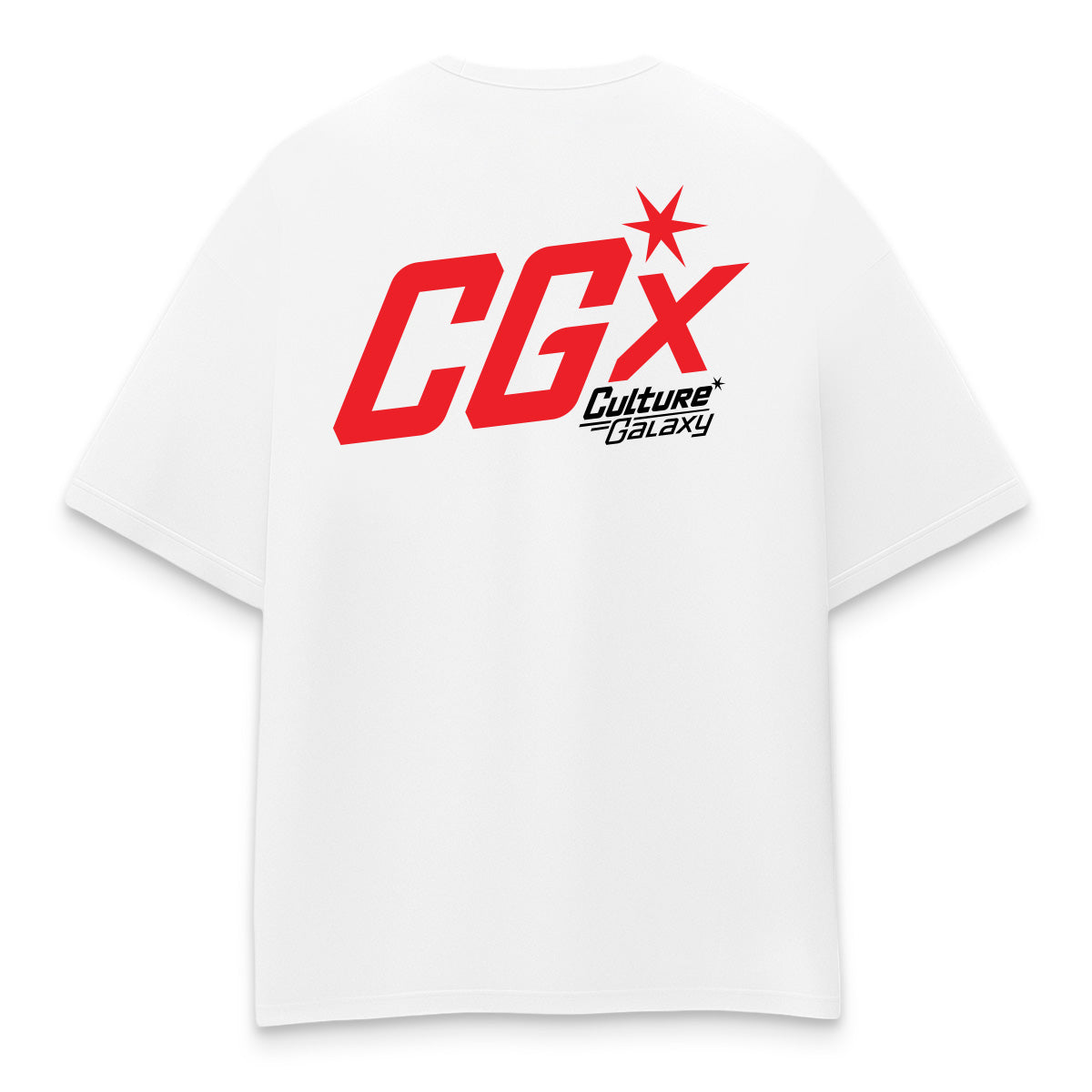 Oversized shirt - caesar headline tee white back - culture galaxy - cgx - www.culture-galaxy.com