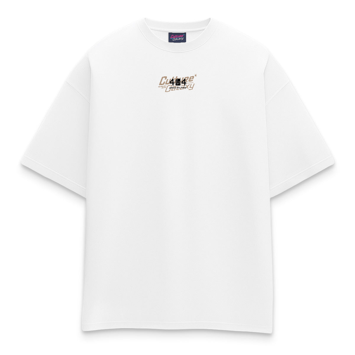 Oversized shirt - error 404 tee not found white front - culture galaxy - cgx - www.culture-galaxy.com