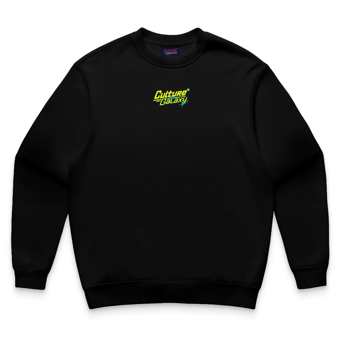 Oversized shirt - vibes of the universe crewneck front - culture galaxy - cgx - www.culture-galaxy.com