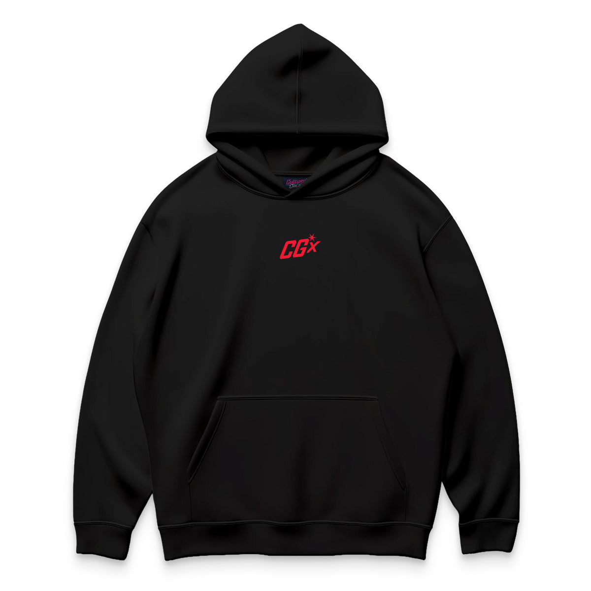 Oversized shirt -paws of doom hoodie black front - culture galaxy - cgx - www.culture-galaxy.com