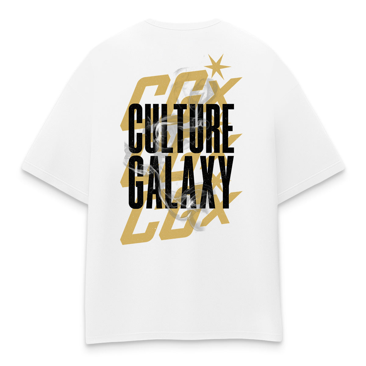 Oversized shirt -smoking since 1503 tee white back - culture galaxy - cgx - www.culture-galaxy.com