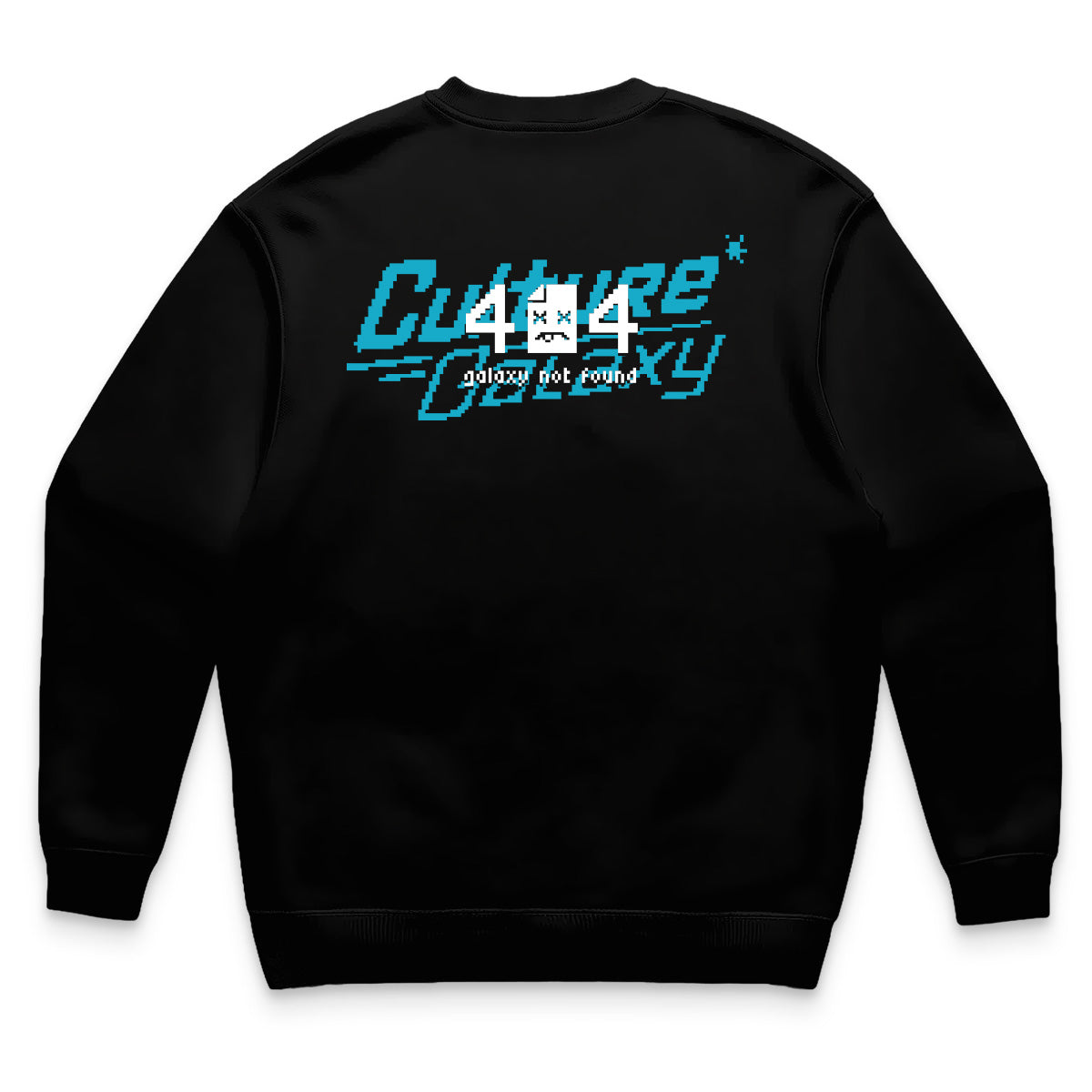Oversized crewneck - error 404 crewneck back - culture galaxy - cgx - www.culture-galaxy.com
