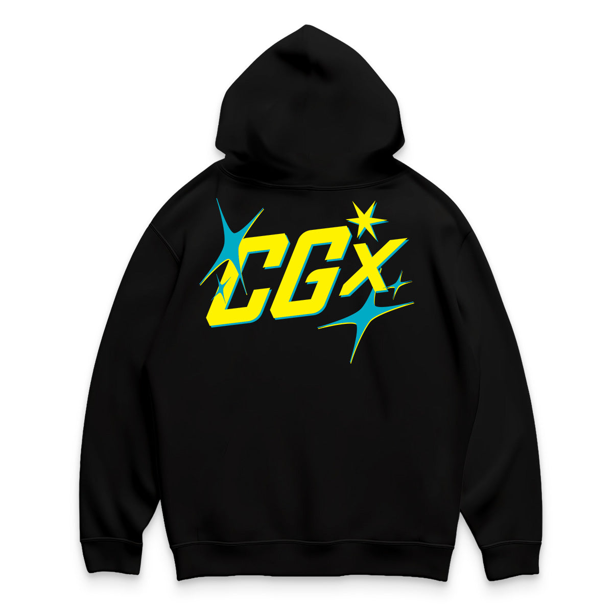 Oversized shirt - vibes of the universe hoodie back - culture galaxy - cgx - www.culture-galaxy.com